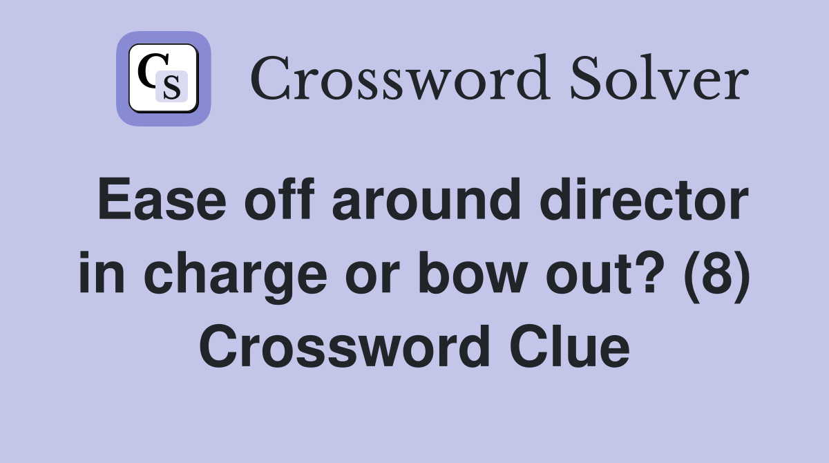 Ease off the gas crossword clue